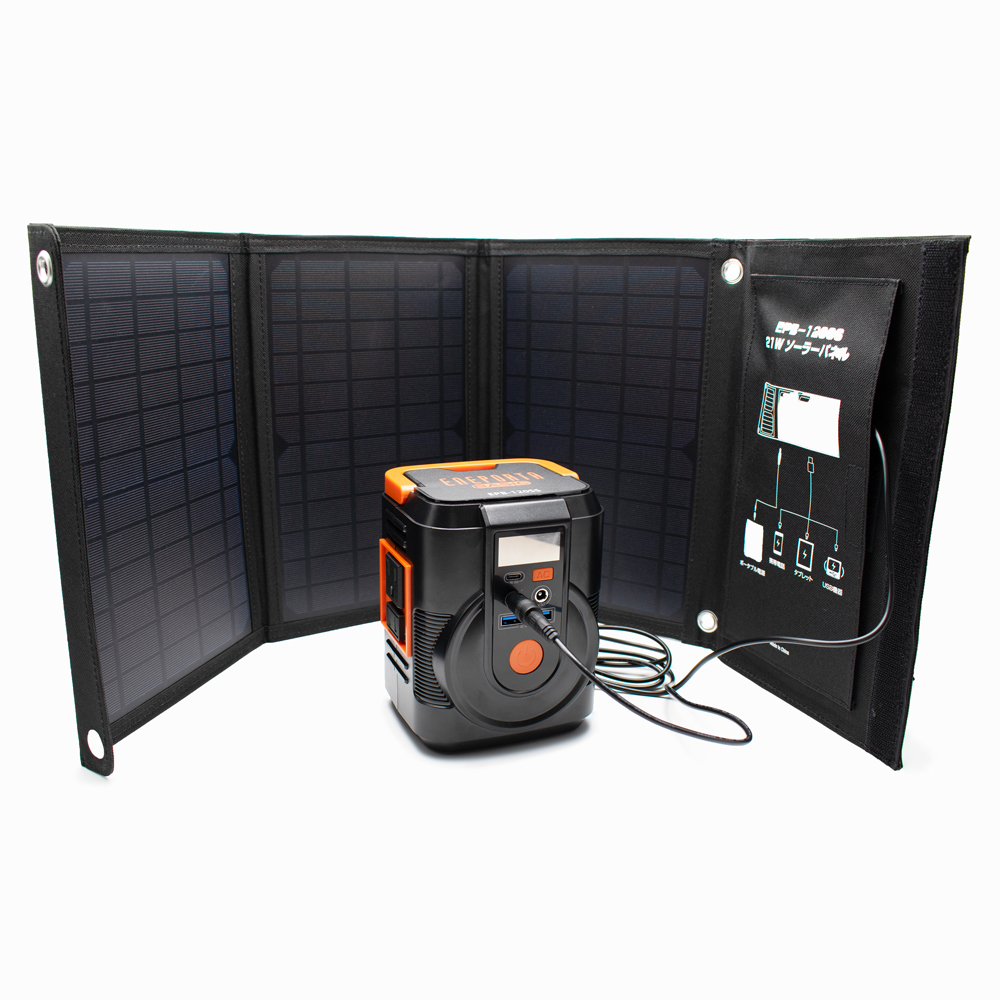 今週限定ソーラーパネルセット！ポータブル電源 限定特価 最強コスパ ポータブル電源 & ソーラーパネル セット 1200wh