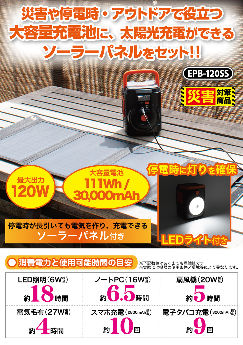 ポータブル電源＆ソーラーパネルセット｜JCCショップ本店