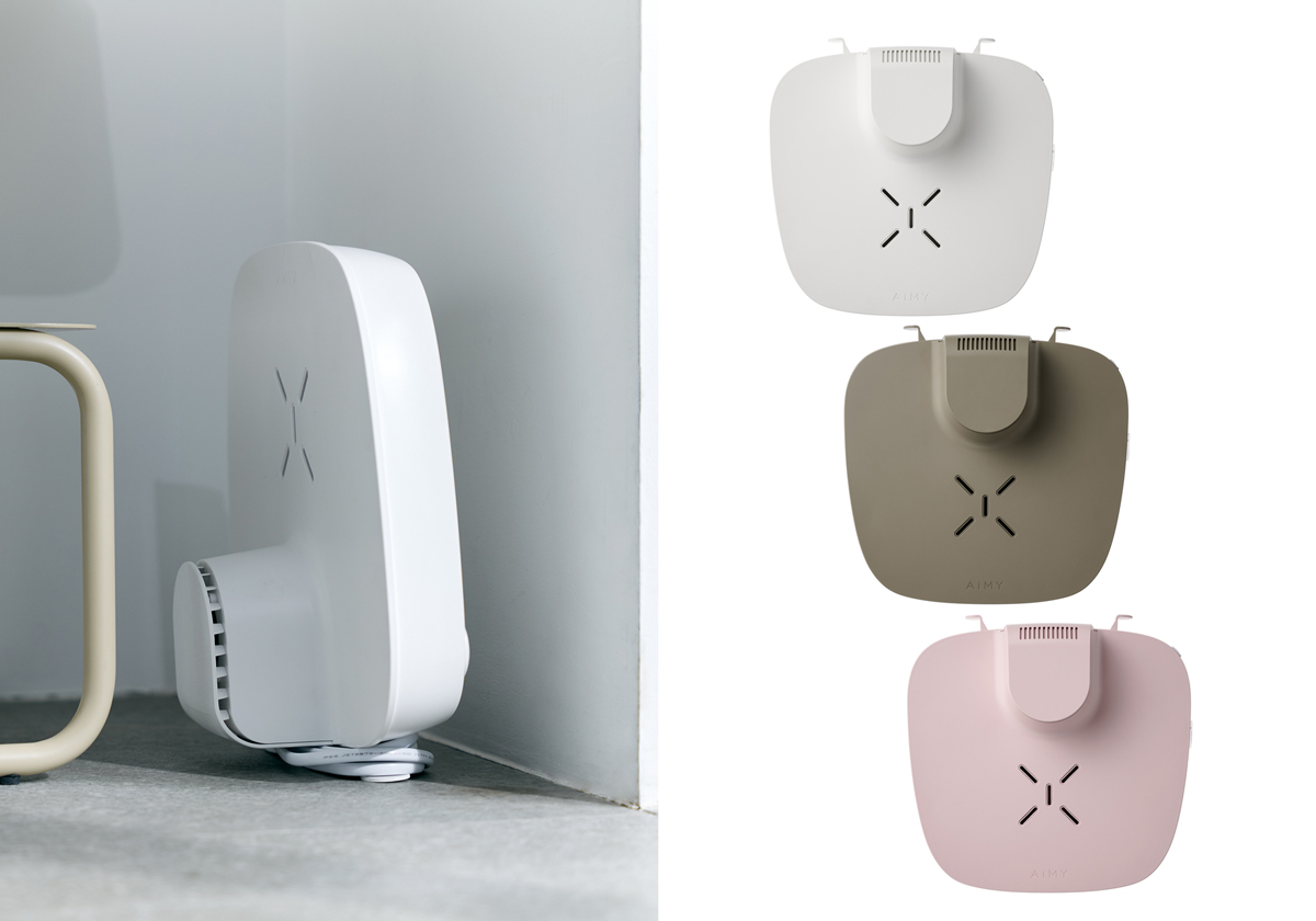 すっきり収納の省スペース設計と選べるやさしいカラー