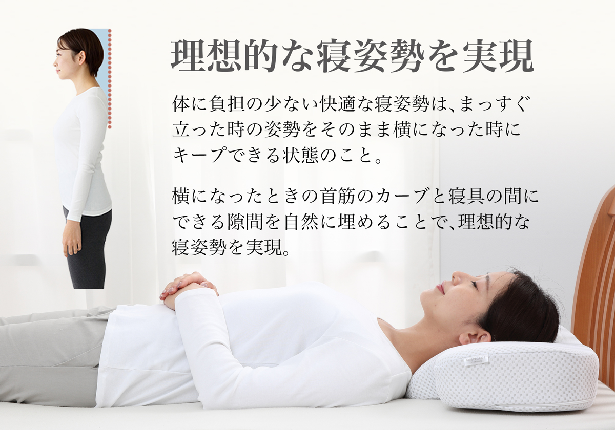 良質な眠りのカギは「正しい寝姿勢」