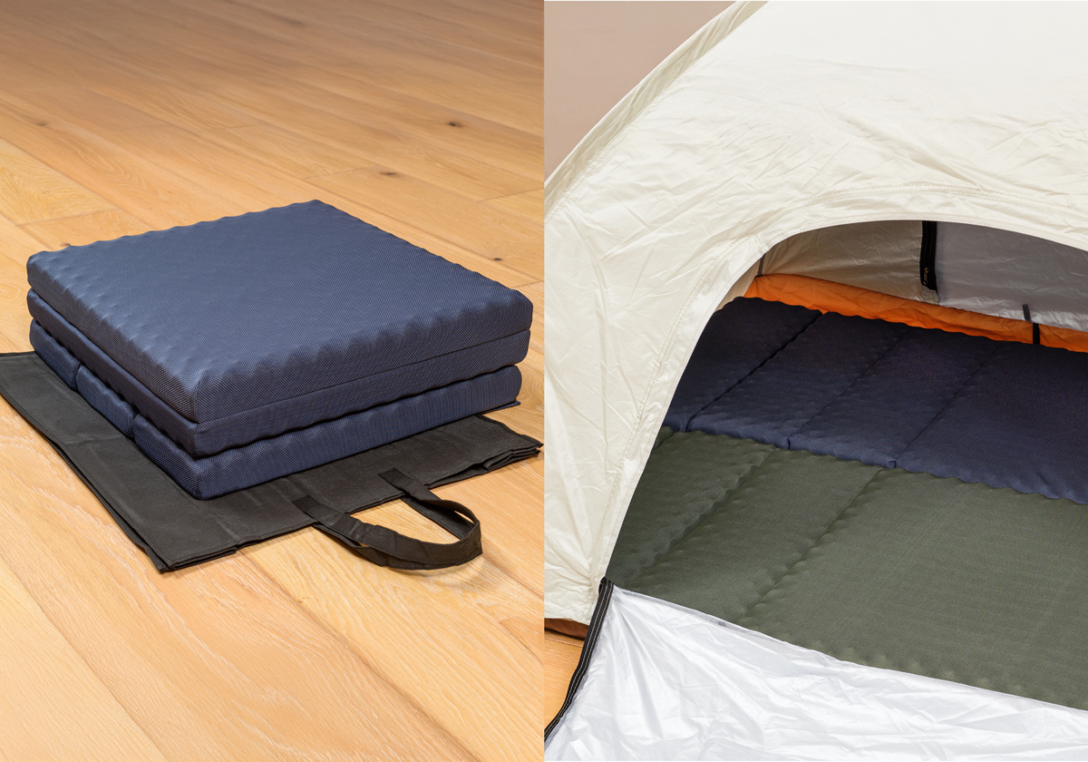 折りたたんで省スペース収納。持ち運びにも便利