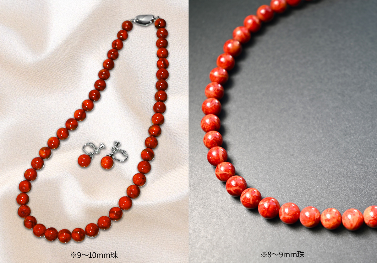 大丸松坂屋百貨店法人外商事業部おすすめ！イソバナ珊瑚ネックレス