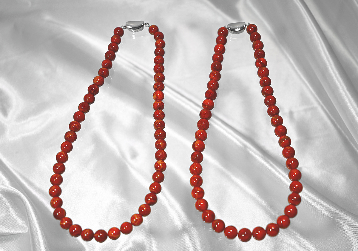 大丸松坂屋百貨店法人外商事業部おすすめ！イソバナ珊瑚ネックレス