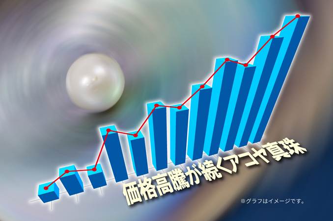 良質なあこや真珠が手に入りにくい時代に
