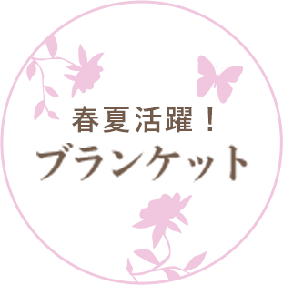 春夏活躍!ブランケット